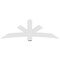 Ekena Millwork Alberta Architectural Grade PVC Gable Bracket, 84"W x 28"H x 4"D x 6"F, 8/12 Pitch GBP084X28X0406ALB00 - alternate 4